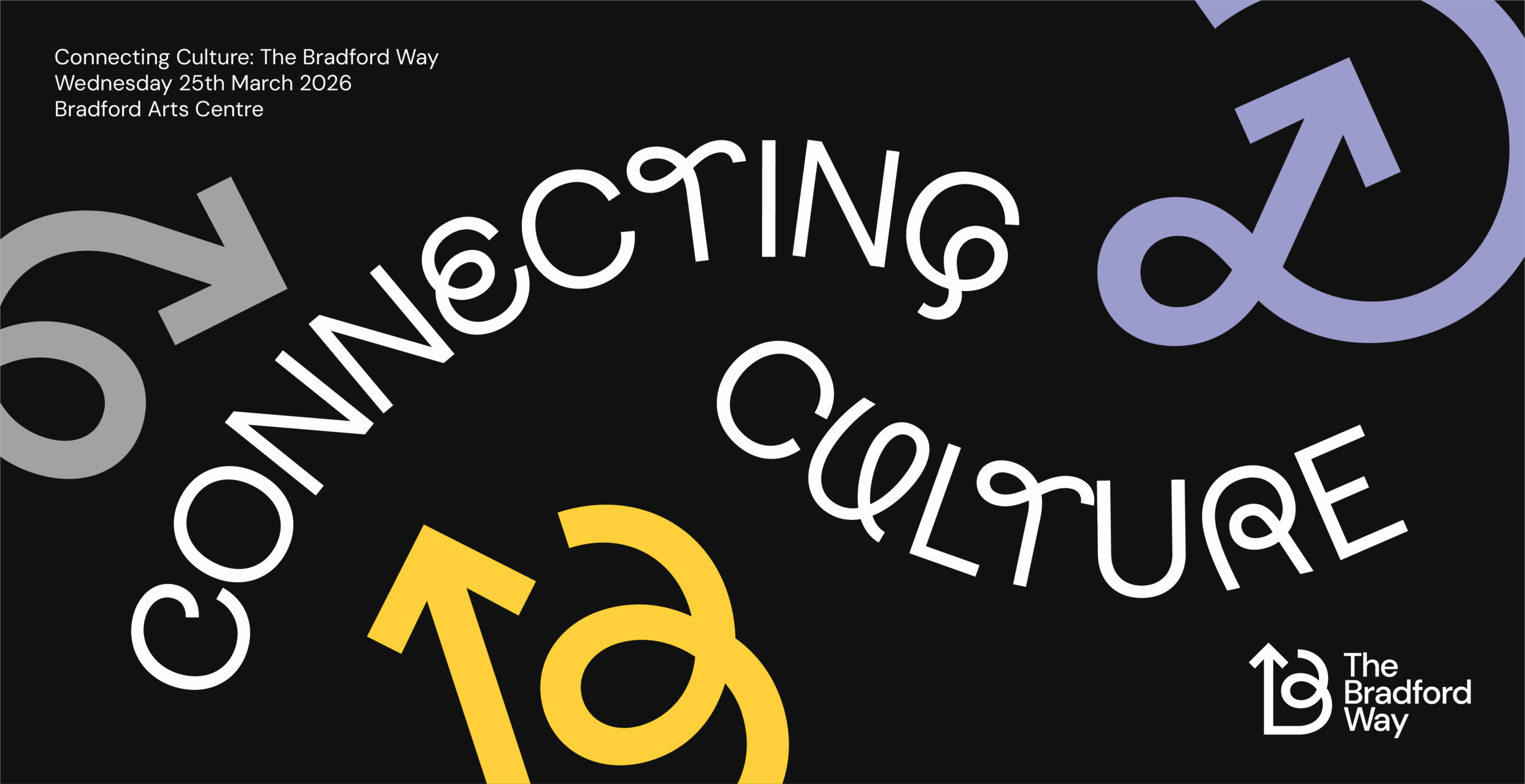 Text reads Connecting Culture the Bradford Way