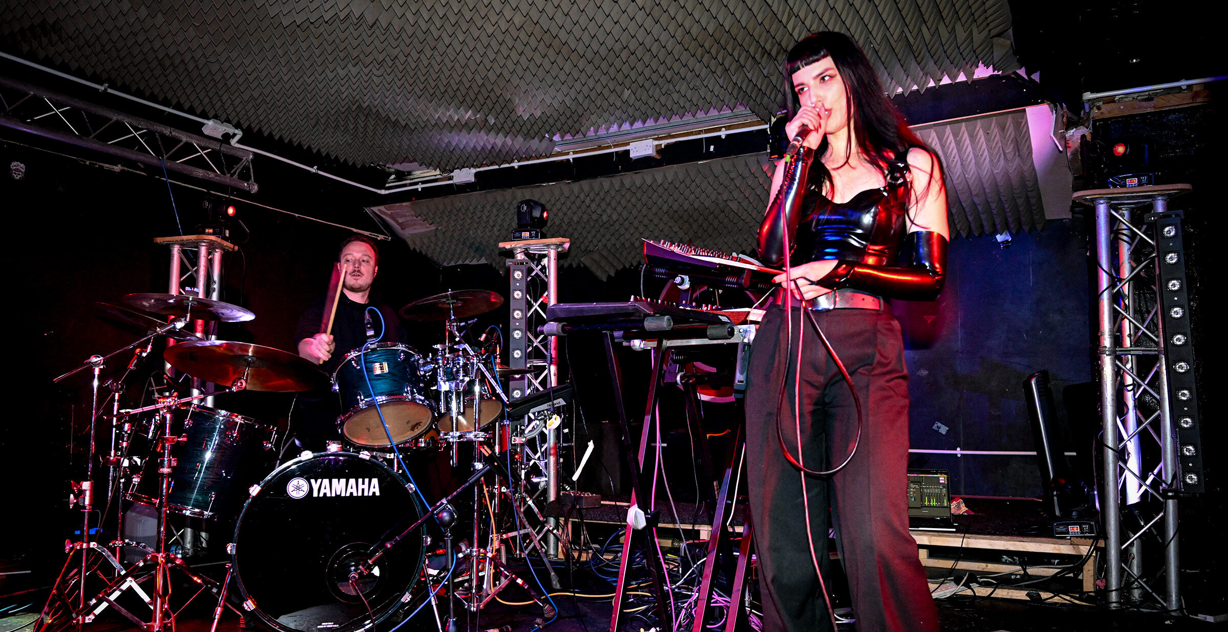 LaRissa performing at The Underground, Bradford
